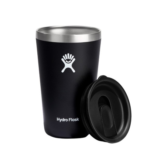 Thermally insulated tumbler, stainless steel, 470ml, 'All Around', Black - Hydro Flask