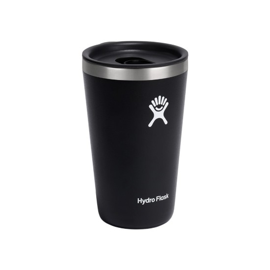 Thermally insulated tumbler, stainless steel, 470ml, 'All Around', Black - Hydro Flask