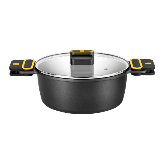 Naczynie żaroodporne z pokrywką, aluminiowe, 28 cm/5,7 l, „Daily Pro” – BRA