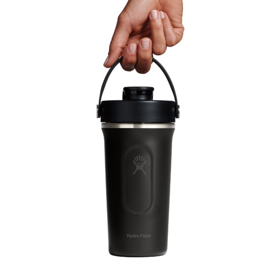 Thermo-insulated shaker, stainless steel, 710 ml, Black - Hydro Flask