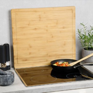 Schneidebrett mit Beinen, Bambus, 56 x 50 x 3,1 cm - Kesper