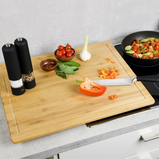 Lábas vágódeszka, bambusz, 56 x 50 x 3,1 cm - Kesper