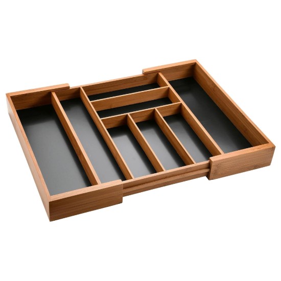 Erziehbares Bestecktablett, Bambus, 43 x 35 - 57 cm – Kesper