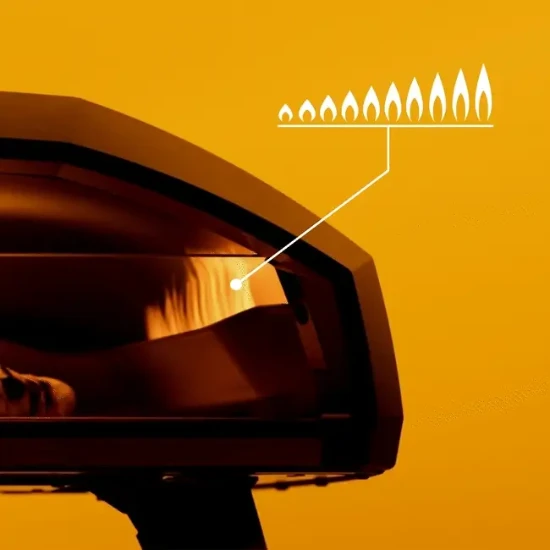 Gas powered pizza oven, "Koda 2 Pro", Black - Ooni