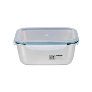 Прямоугольный контейнер для обеда, нержавеющая сталь, 1800 мл, "Simple" - Cuitisan