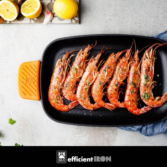 Tacka grillowa żeliwna, 33 x 22 cm, "Efficient Iron" - BRA