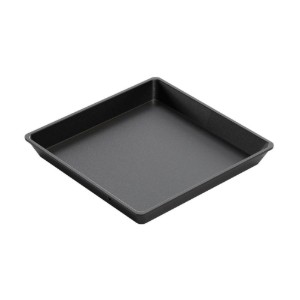 Plateau carré pour apéritif, aluminium, 26 x 26 cm, "Speed Oven" - AMT Gastroguss