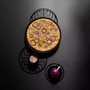 Plateau à apéritif rond, aluminium, 19 cm, "Speed Oven" - AMT Gastroguss