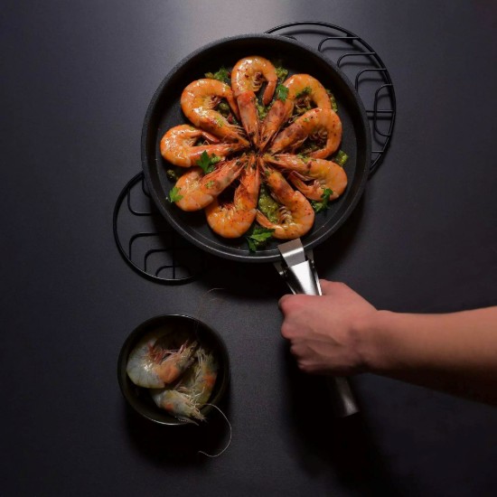 Plateau à apéritif rond, aluminium, 19 cm, "Speed Oven" - AMT Gastroguss