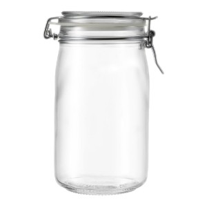 Bocal en verre, 1,63 L, "Normal" - Borgonovo