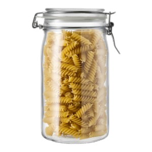 Bocal en verre, 1,63 L, "Normal" - Borgonovo