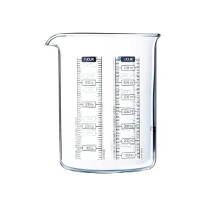 Graderad mugg, gjord av borosilikatglas, 750 ml, "Classic" - Pyrex