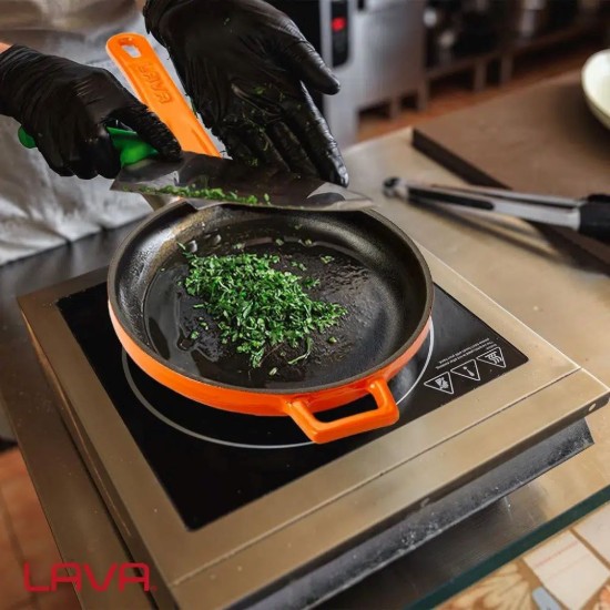 Gietijzeren koekenpan, 16 cm, Oranje - LAVA