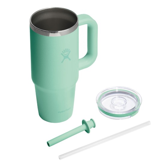 "All Around Travel" termoizolovana posuda, nerđajući čelik, KSNUMKS ml, sa prozirnim poklopcem, Mermaid Green - Hidro Flask
