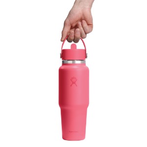 "Wide Straw" fľaša na vodu, nehrdzavejúca oceľ, 950 ml, Popstar Pink - Hydro Flask