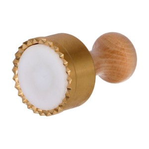 Stempel do wycinania makaronu ravioli, mosiężny, 65 mm - Zokura
