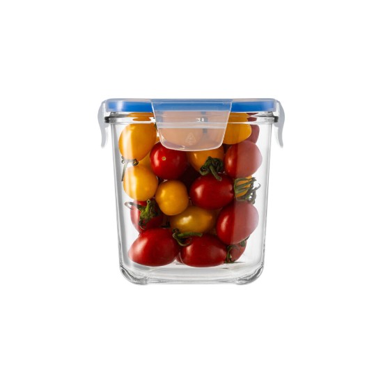 Madbeholder, 830 ml, lavet af glas, Superblock - Borgonovo