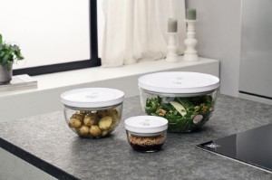 All-in-one vacuum bowl, glass, 24 cm / 4 L, "FRESH&SAVE" - Zwilling