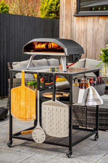 Ronde pizzaschep, aluminium, 17 cm - Ooni