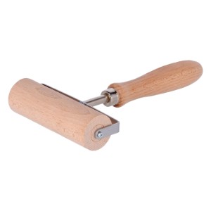 Wałek do ciasta, drewniany, 15 cm - Zokura