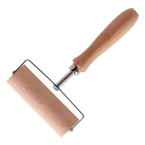 Wałek do ciasta, drewniany, 15 cm - Zokura