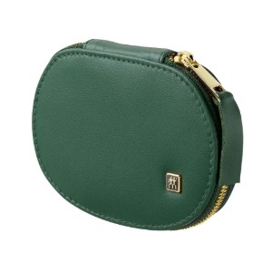 Conjunto de 3 peças, aço inoxidável, estojo em couro vegano (cascas de maçã), Verde - Zwilling PREMIUM