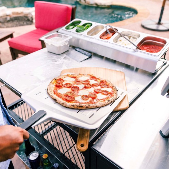 Geperforeerde pizzapeddel, aluminium, 30 cm - Ooni