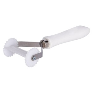 Nóżka do makaronu HACCP, ząbkowane ostrze, plastik, 58 mm - Zokura