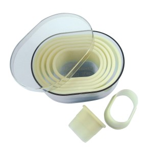 Sett ta' 7 forom ovali tal-għaġina, tal-plastik - de Buyer