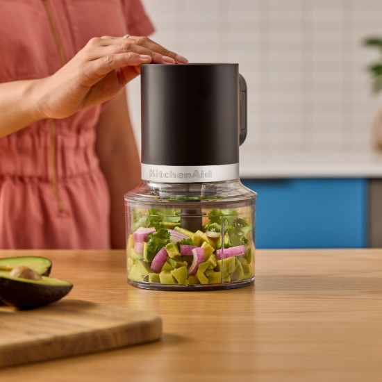 Picadora de alimentos Go Cordless, sin batería, 0,83 L, negro mate - KitchenAid