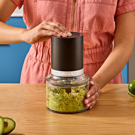 Picadora de alimentos Go Cordless, sin batería, 0,83 L, negro mate - KitchenAid