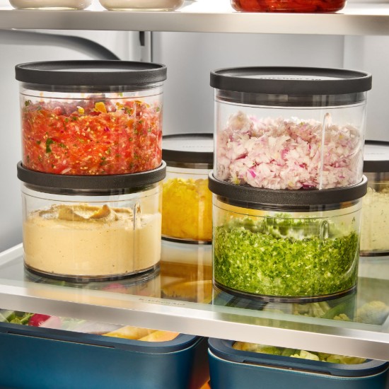 Picadora de alimentos Go Cordless, sin batería, 0,83 L, negro mate - KitchenAid