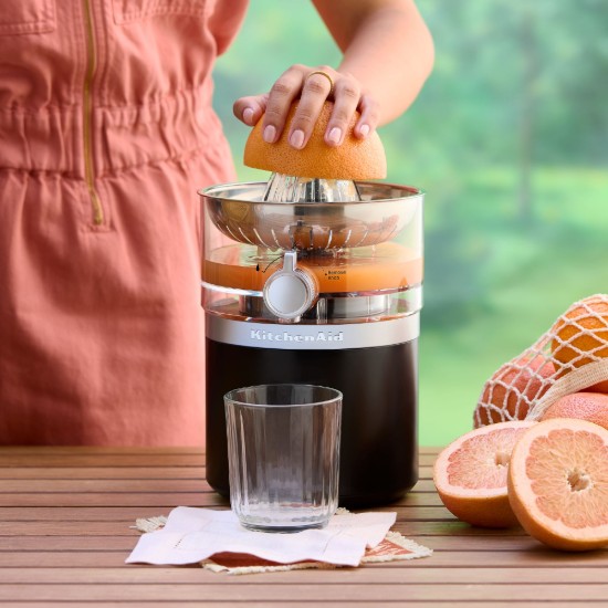 Exprimidor de cítricos Go Cordless, sin batería, 0,47L, negro mate - KitchenAid