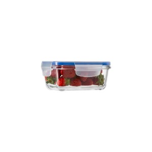 Food container, 380 ml, glass, "Superblock" - Borgonovo