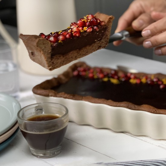 Teglia per crostata, ceramica, 36x15 cm/1,3 L, Clay - Emile Henry