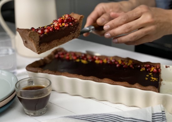 Teglia per crostata, ceramica, 36x15 cm/1,3 L, Clay - Emile Henry