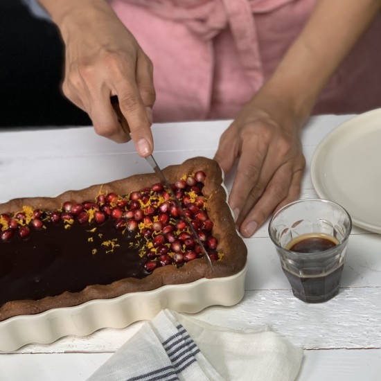 Teglia per crostata, ceramica, 36x15 cm/1,3 L, Clay - Emile Henry