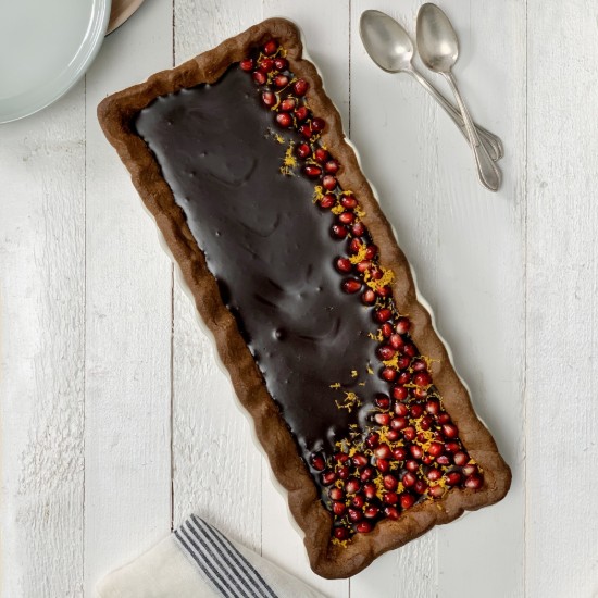 Teglia per crostata, ceramica, 36x15 cm/1,3 L, Clay - Emile Henry