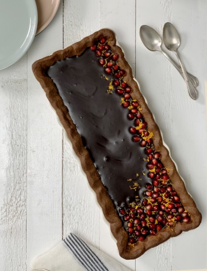 Teglia per crostata, ceramica, 36x15 cm/1,3 L, Clay - Emile Henry