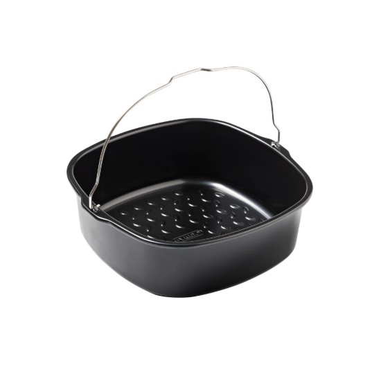 Recipiente cuadrado para freidora de aire, de acero, 21 x 20 cm - Pyrex