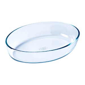 Fuente ovalada para horno, vidrio resistente al calor, 35x24cm/3.1L, "Iconics" - Pyrex