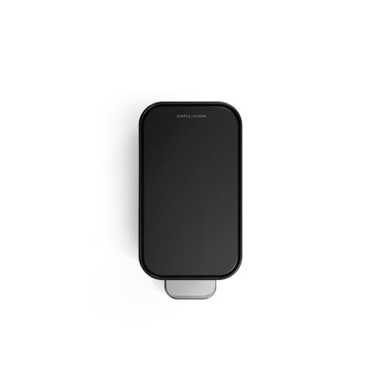 Kosz na śmieci z pedałem, 5 L, stal nierdzewna, Matte Black - simplehuman