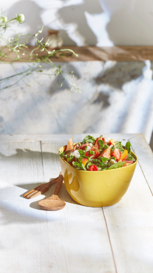 Salad bowl, ceramic, 19 cm/2.3 L, Clay - Emile Henry