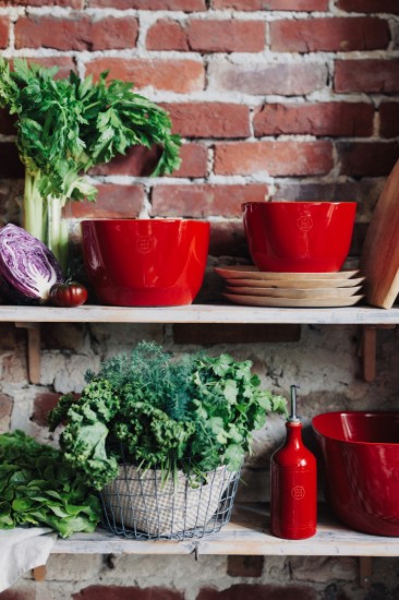 Salatschüssel, Keramik, 19 cm/2,3 L, Burgundy - Emile Henry