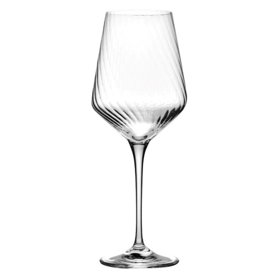 Set of 6 white wine glasses, crystalline glass, 450 ml, "Avant-Garde Lumi" - Krosno