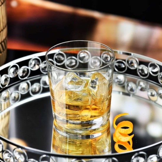 Set of 6 whiskey glasses, made from glass, 430 ml, "DIVINE" - Krosno