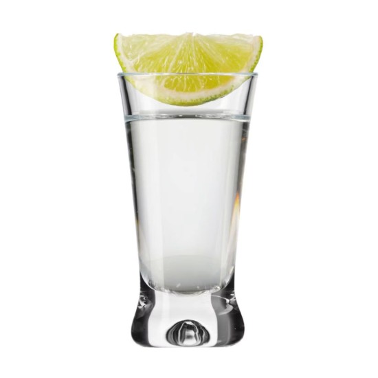 Set of 6 vodka glasses, made from glass, 50 ml, "X-line" - Krosno