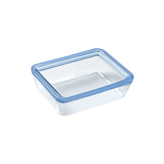 Food storage container with heat-resistant glass lid, 22 x 17 cm / 1.5 L, "Pure Glass" - Pyrex