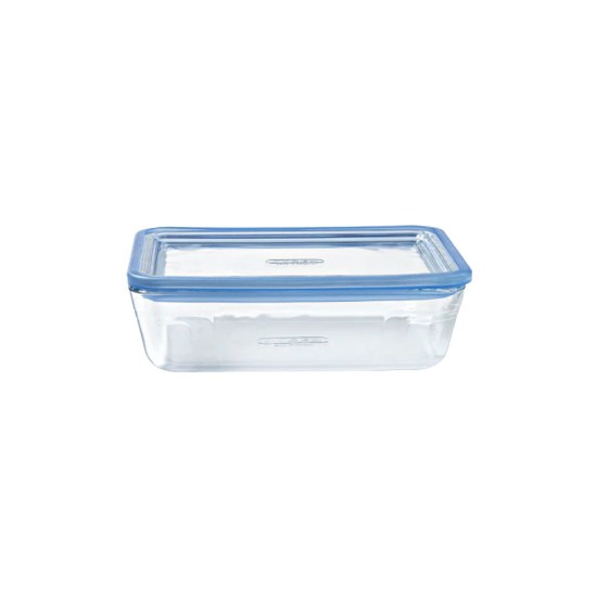 Food storage container with heat-resistant glass lid, 22 x 17 cm / 1.5 L, "Pure Glass" - Pyrex