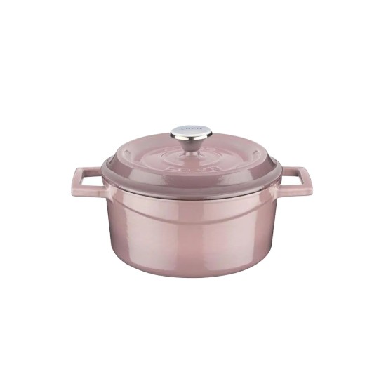 Lonac od lijevanog željeza, 14 cm/0,8 l, "Trendy", ružičasti - LAVA